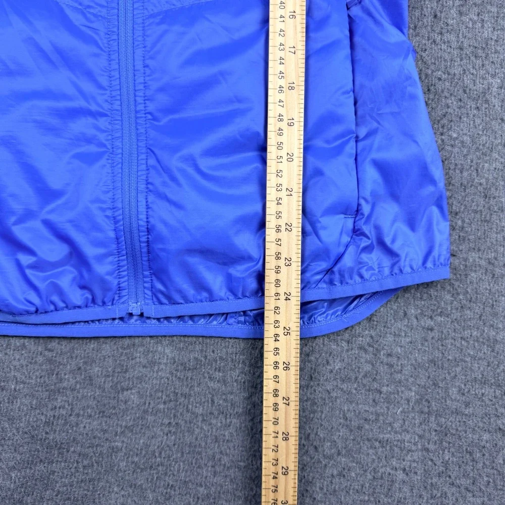 Nike Running Women's L Large Aerolayer‎ Vest Quilted Puffer Full Zip Reflective